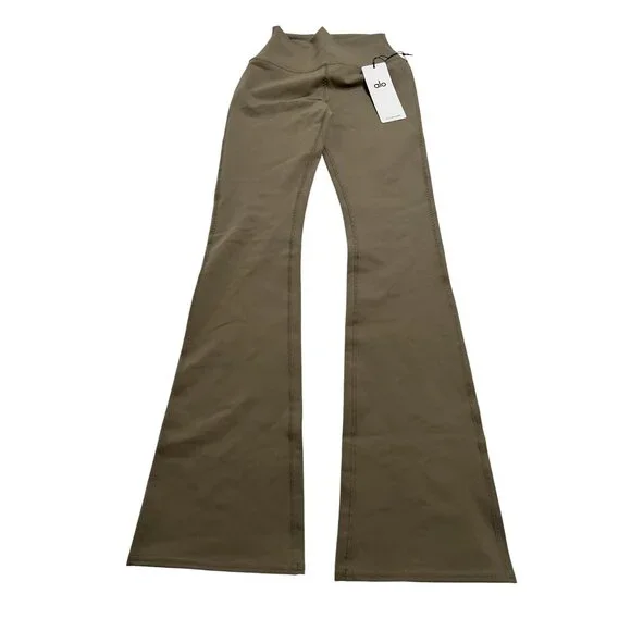 Alo Yoga Airbrush High-Waist Bootcut Legging in Light Cocoa - Picture 1 of 9